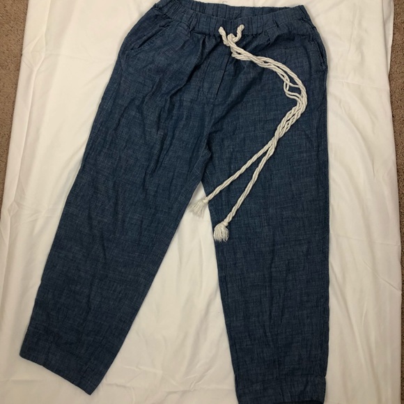 PRICE FIRM!💘 Free people everyday chambray pants - Picture 5 of 8